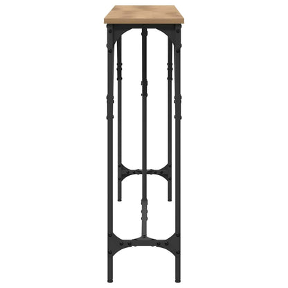 Wandtafel artisanaal eikenkleurig 140 x 23 x 75 cm
