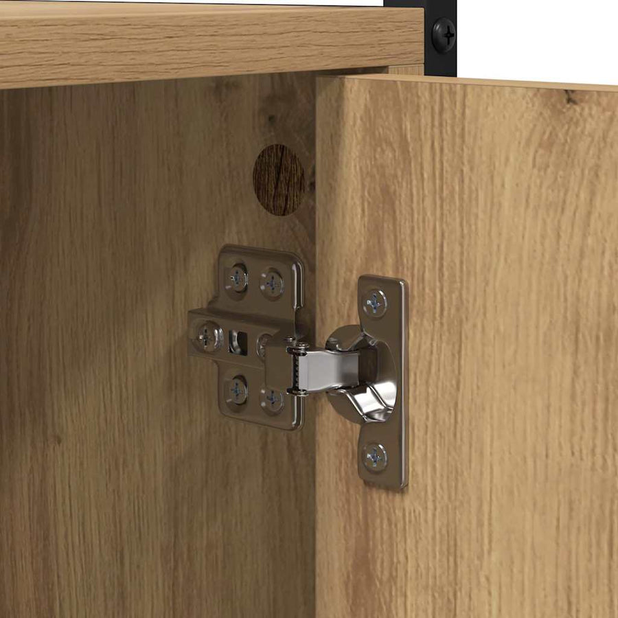 Wasmachinekast Artisan Eiken 68 x 48,5 x 194 cm Bewerkt hout