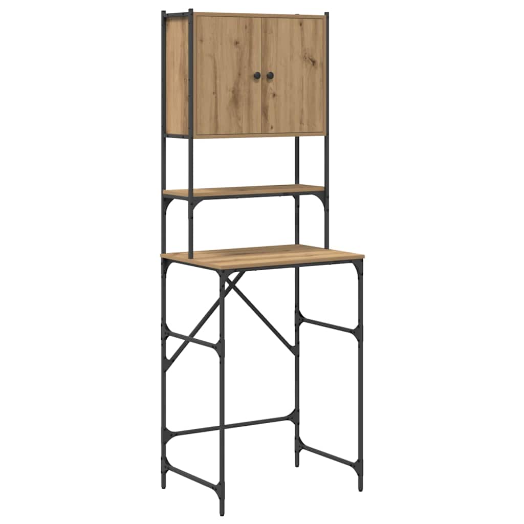 Wasmachinekast Artisan Eiken 68 x 48,5 x 194 cm Bewerkt hout