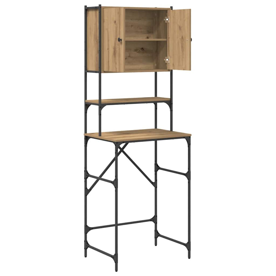 Wasmachinekast Artisan Eiken 68 x 48,5 x 194 cm Bewerkt hout
