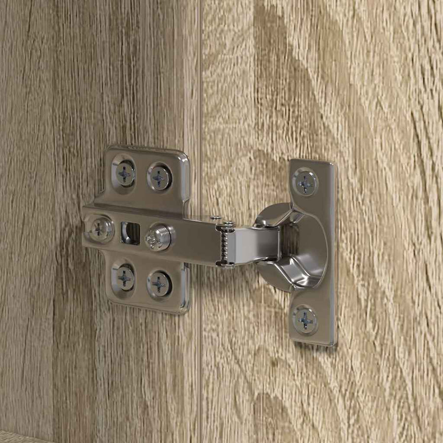 Keukenkast met lade Beige 35 x 50 x 180 cm Bewerkt hout