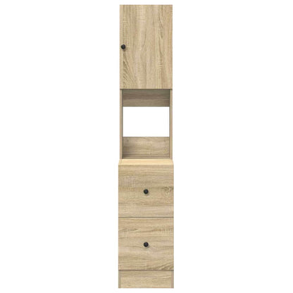 Keukenkast met lade Beige 35 x 50 x 180 cm Bewerkt hout