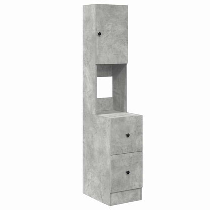 Keukenkast met lade Grijs 35 x 50 x 180 cm Bewerkt hout