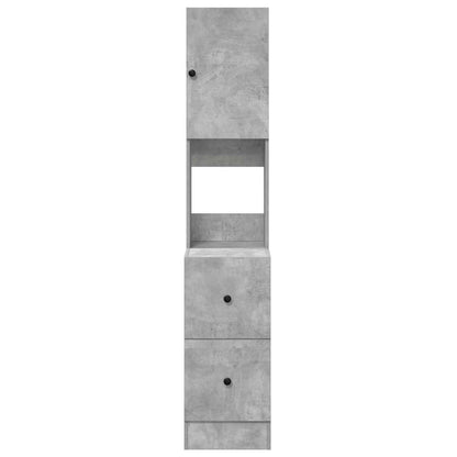 Keukenkast met lade Grijs 35 x 50 x 180 cm Bewerkt hout