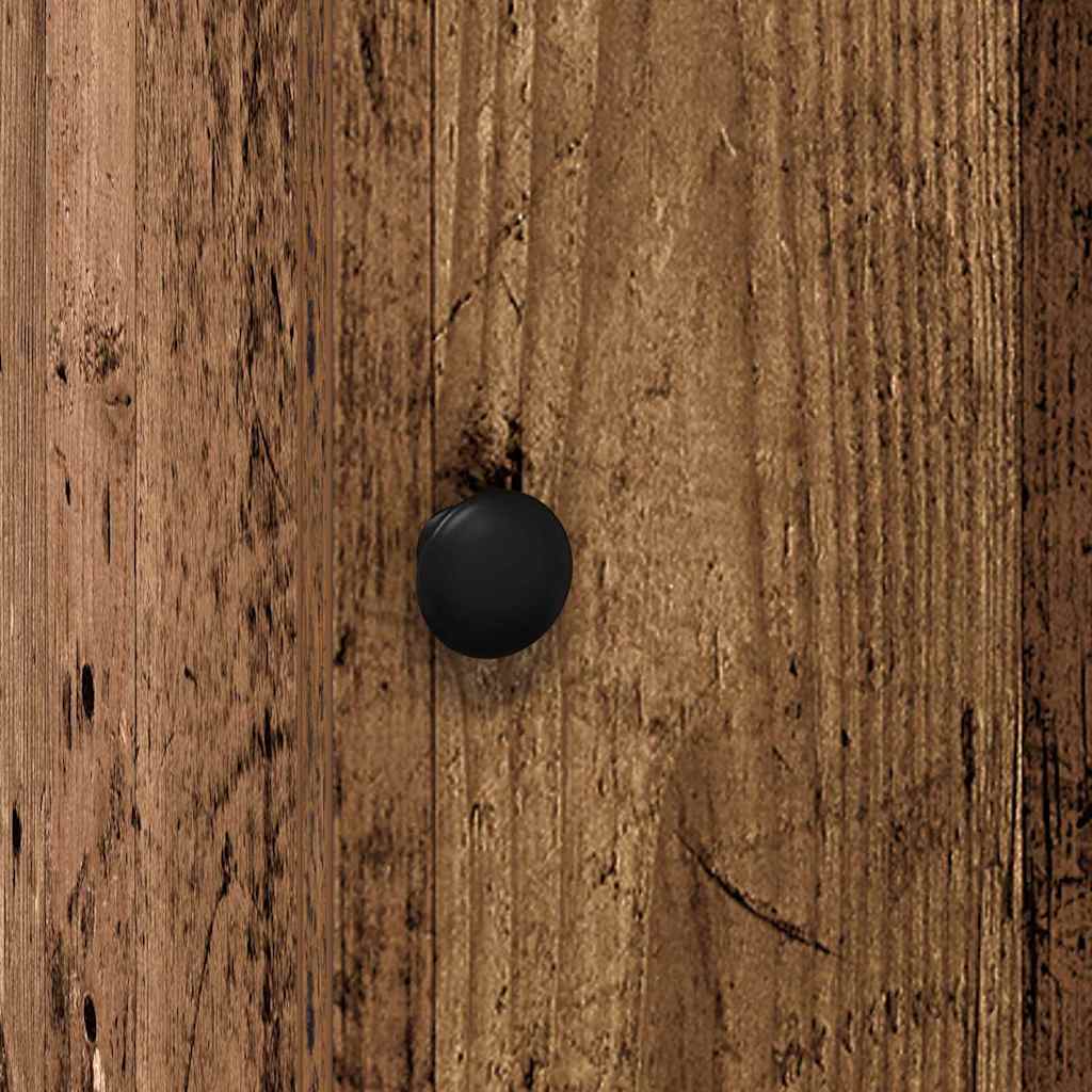Keukenkast met lade met plank met opslag met de deur Oud hout Bewerkt hout
