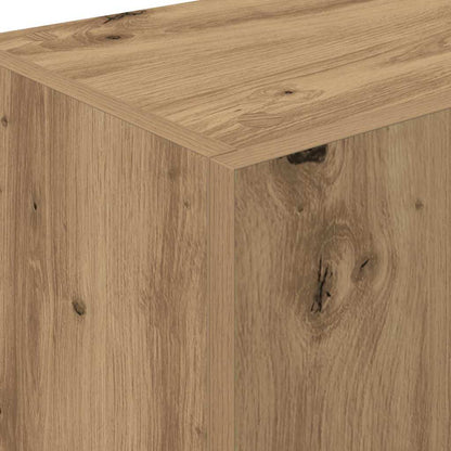 Keukenkast met lade met plank met opslag met de deur artisanaal eikenkleurig Bewerkt hout