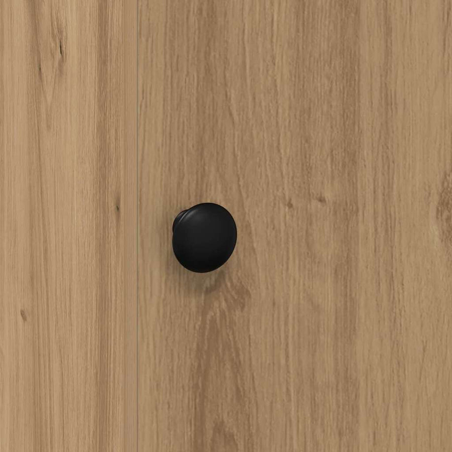 Keukenkast met lade met plank met opslag met de deur artisanaal eikenkleurig Bewerkt hout