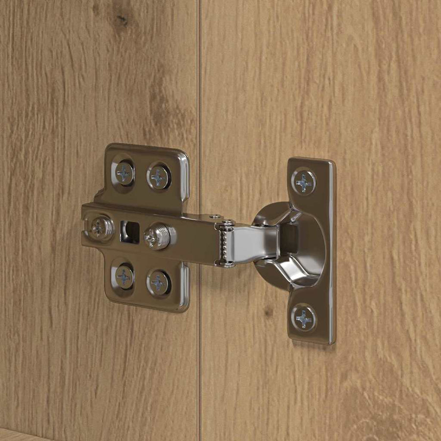 Keukenkast met lade met plank met opslag met de deur artisanaal eikenkleurig Bewerkt hout