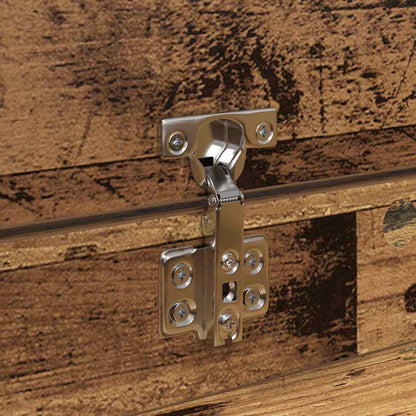 Schoenenkast met lade Oudhout 100,5 x 28 x 100 cm Bewerkt hout
