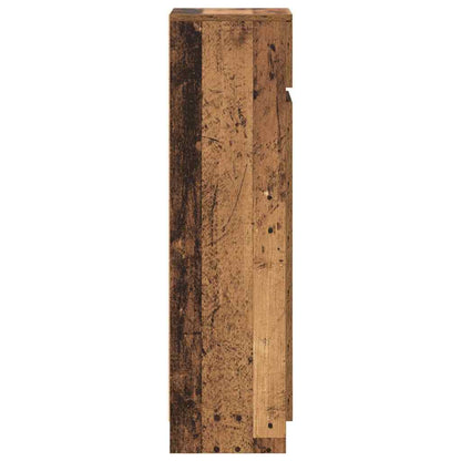 Schoenenkast met lade Oudhout 100,5 x 28 x 100 cm Bewerkt hout