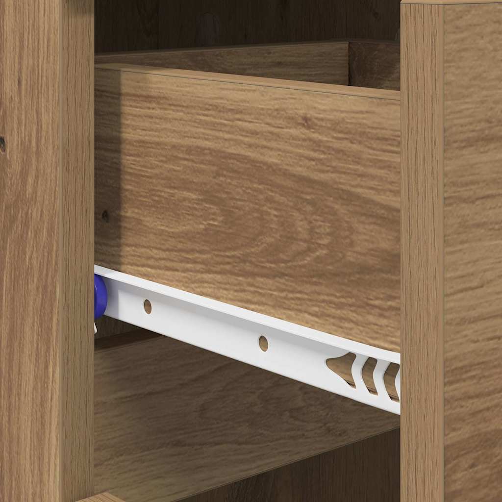 Schoenenkast Artisan Eiken 100,5 x 28 x 100 cm Bewerkt hout