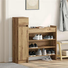 Schoenenkast artisan eiken 100,5x28x100 cm