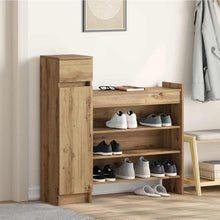 Schoenenkast Artisan Eiken 100,5 x 28 x 100 cm Bewerkt hout
