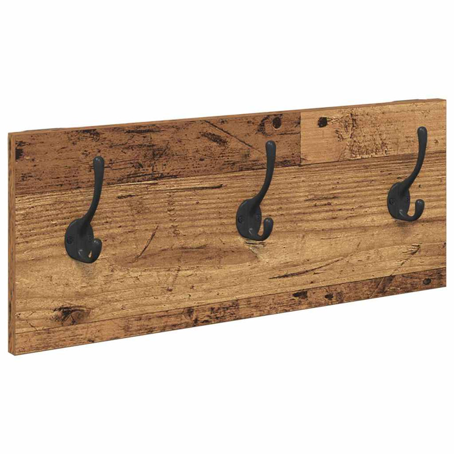Halmeubelset met lade met opslag Oud hout 90 x 31 x 46,5 cm Bewerkt hout