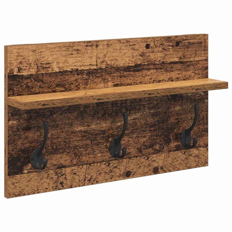 Halmeubelset met lade met opslag Oud hout 90 x 31 x 46,5 cm Bewerkt hout