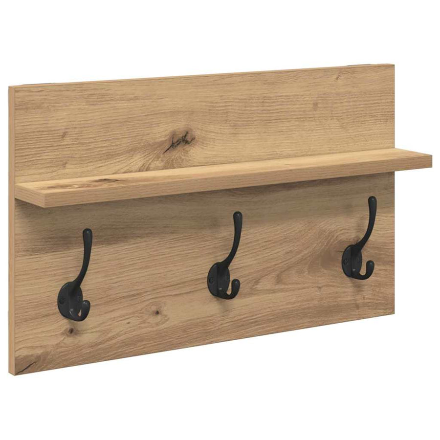 Halmeubelset met lade 4 pcs Ambachtelijk eiken Bewerkt hout