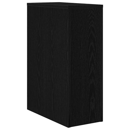 Slimme Badkamerkast Zwart eiken 22 x 44 x 61.5 cm Spaanplaat