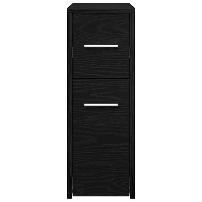 Slimme Badkamerkast Zwart eiken 22 x 44 x 61.5 cm Spaanplaat