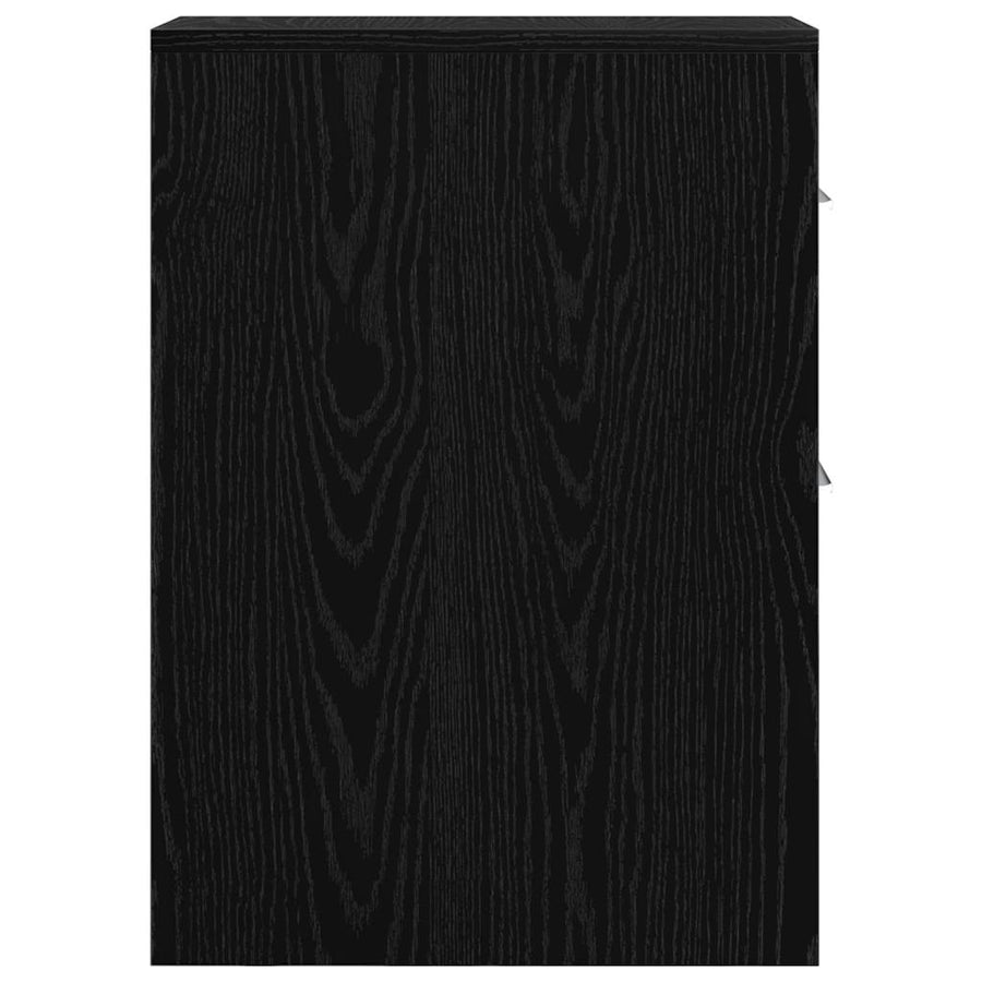 Slimme Badkamerkast Zwart eiken 22 x 44 x 61.5 cm Spaanplaat