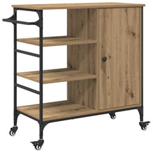 Keuken Trolley Artisan Eiken 87.5 x 39 x 84.5 cm Bewerkt hout