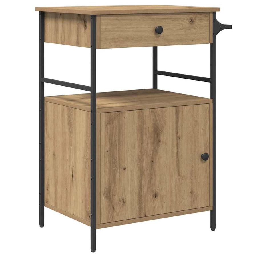 Keuken Trolley Artisan Eiken 56 x 43 x 89,5 cm Bewerkt hout