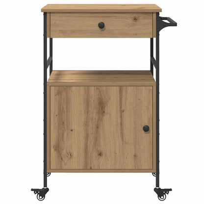 Keuken Trolley Artisan Eiken 56 x 43 x 89,5 cm Bewerkt hout