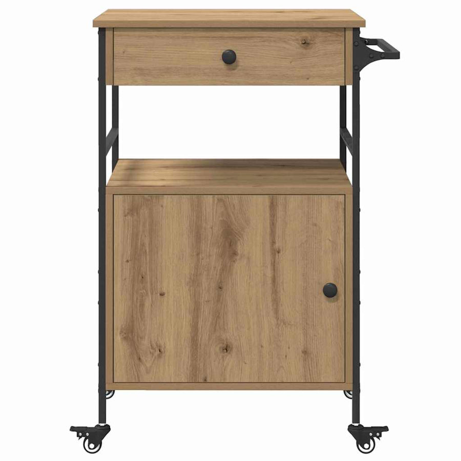 Keuken Trolley Artisan Eiken 56 x 43 x 89,5 cm Bewerkt hout