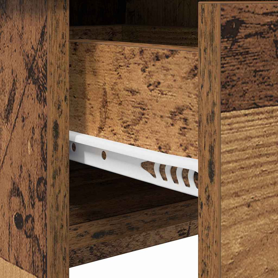 Cosmetische Tafel met lade met opslag Oudhout 100 x 45 x 76 cm