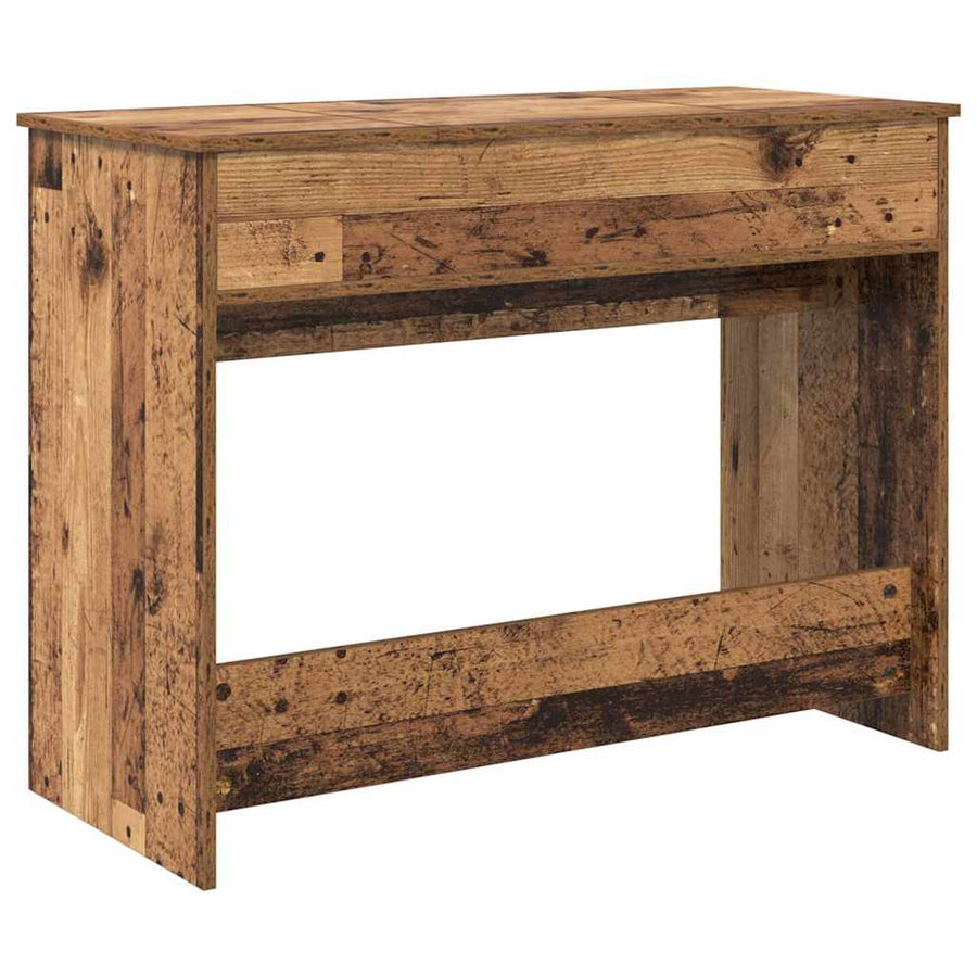 Cosmetische Tafel met lade met opslag Oudhout 100 x 45 x 76 cm