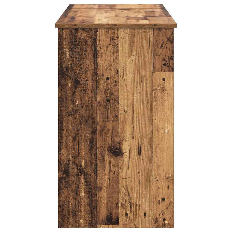 Cosmetische Tafel met lade met opslag Oudhout 100 x 45 x 76 cm