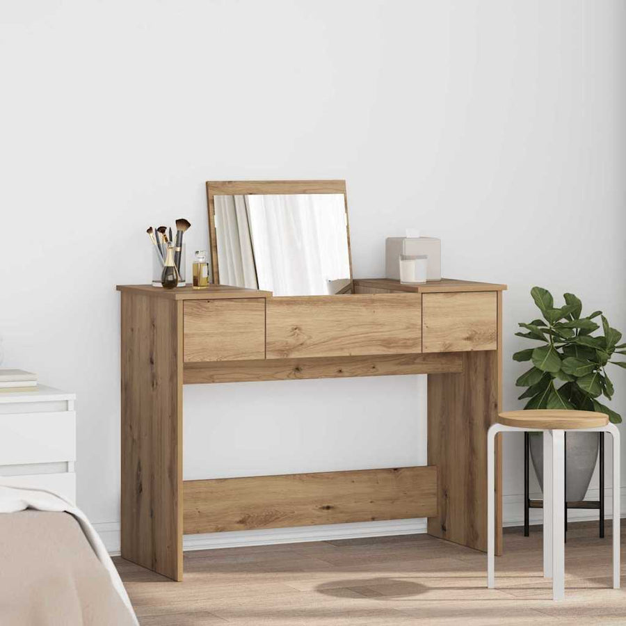 Cosmetische Tafel met lade Artisan Eiken 100 x 45 x 76 cm