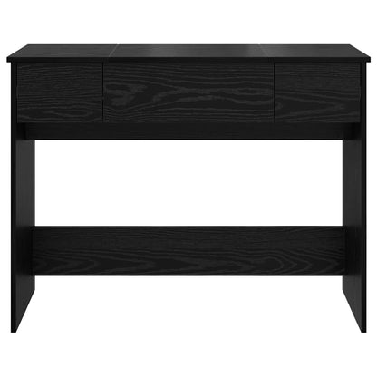 Cosmetische Tafel met lade Zwart Eiken 100 x 45 x 76 cm