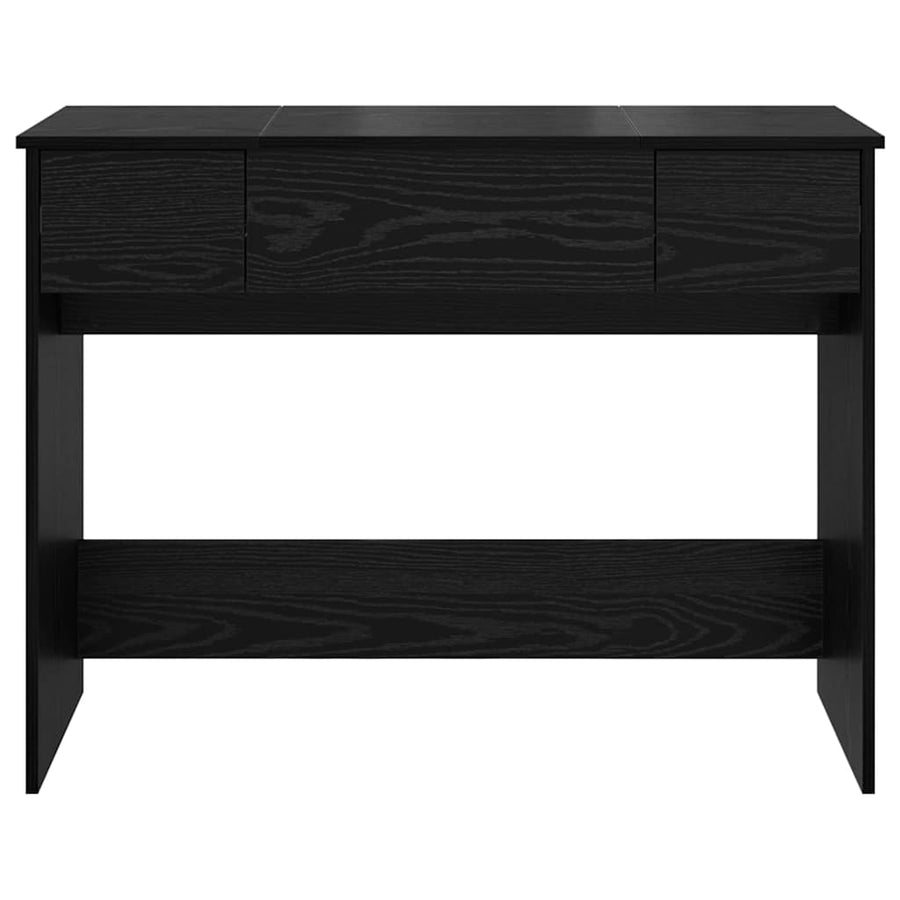 Cosmetische Tafel met lade Zwart Eiken 100 x 45 x 76 cm