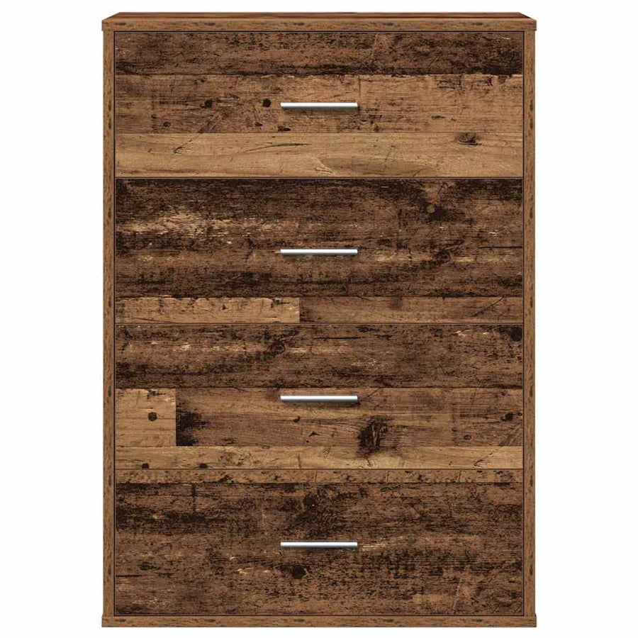 Dressoir met lade Oud hout 60 x 31 x 84 cm Spaanplaat
