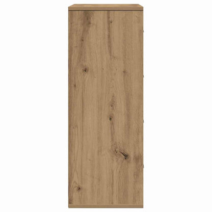 Dressoir artisanaal eikenkleurig 60 x 31 x 84 cm Spaanplaat