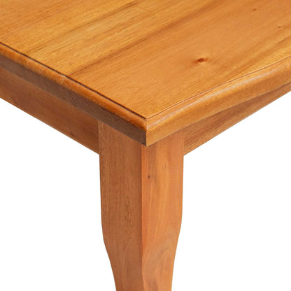 Geneste Bijzettafels 3 pcs Naturel Massief Mahoniehout