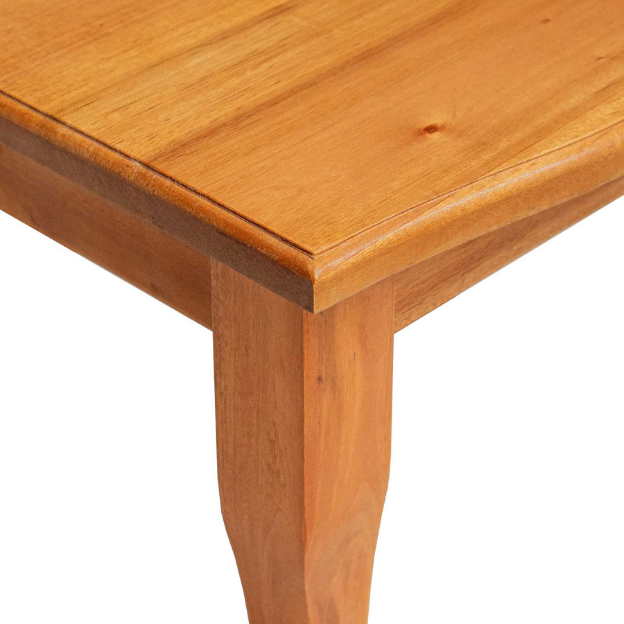 Geneste Bijzettafels 3 pcs Naturel Massief Mahoniehout