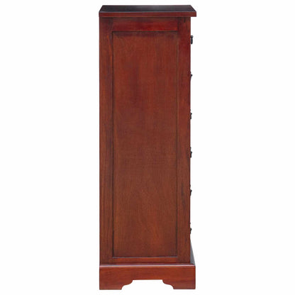 Ladekast met lade Bruin 45 x 35 x 100,5 cm Massief Mahoniehout