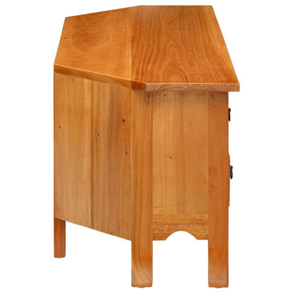 TV-kast met lade Naturel 100 x 40,5 x 46 cm Massief Mahoniehout