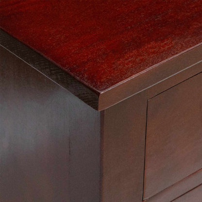 TV-kast met lade Bruin 100 x 40,5 x 46 cm Massief Mahoniehout