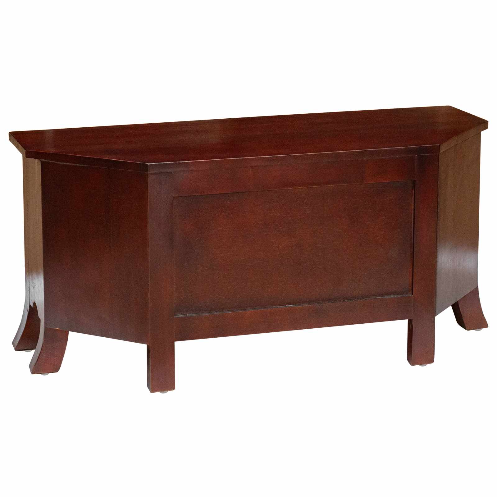 TV-kast met lade Bruin 100 x 40,5 x 46 cm Massief Mahoniehout