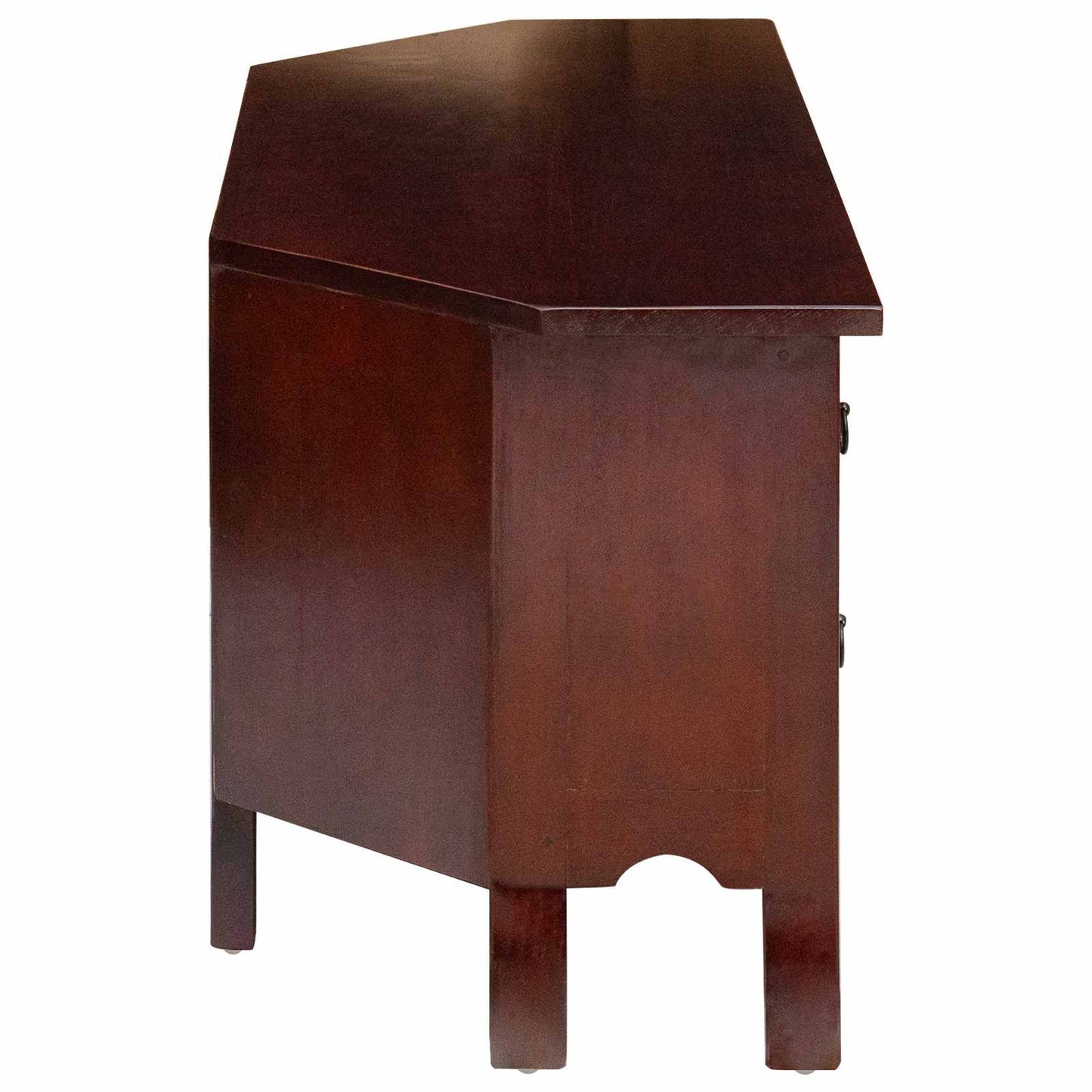 TV-kast met lade Bruin 100 x 40,5 x 46 cm Massief Mahoniehout