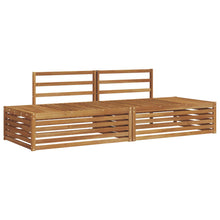 Buiten bankenset 2 Stuk Naturel 203,5 x 83 x 73 cm