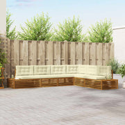 Modulaire tuinbank massief acaciahout 357x277,5x73 cm