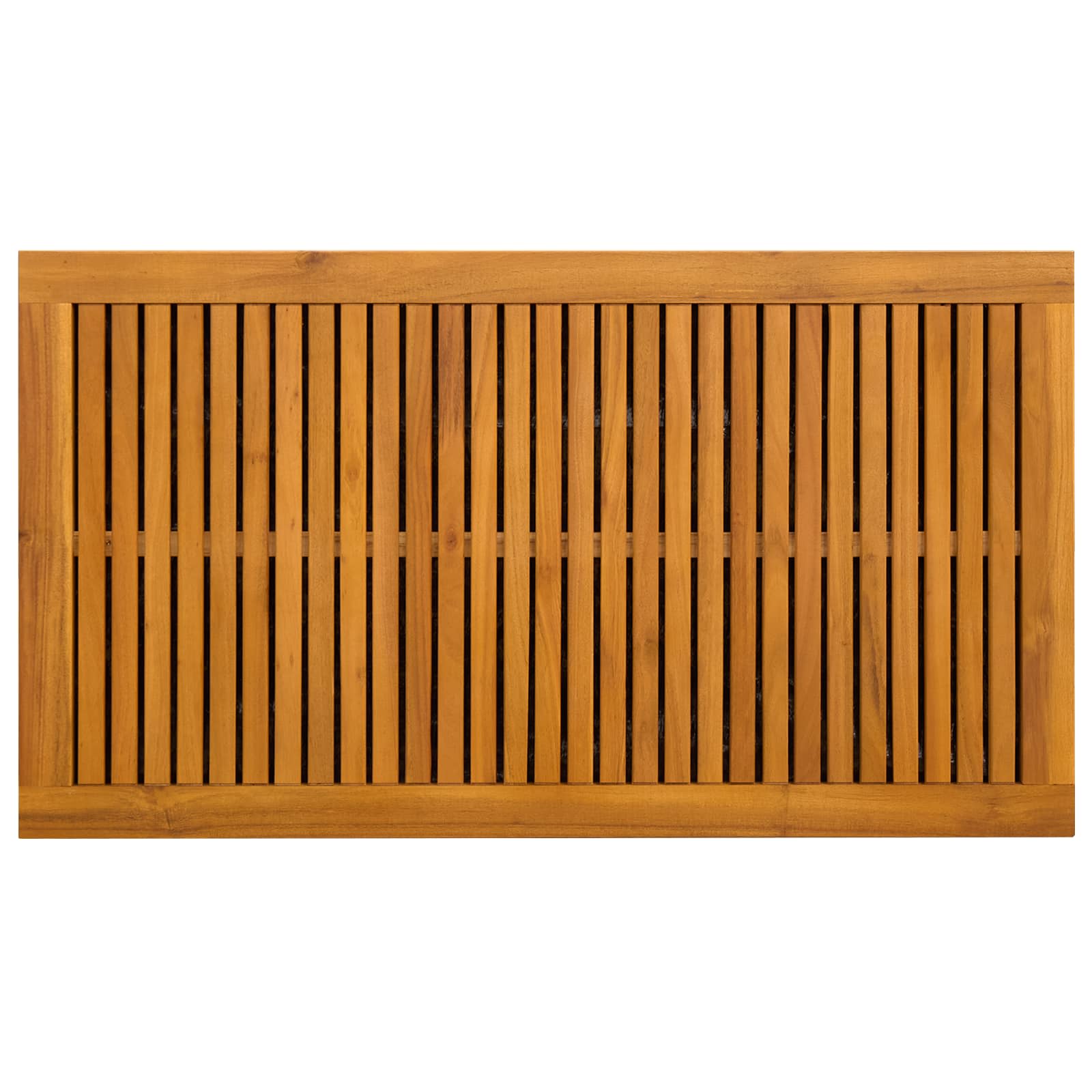 Tuinopslagdoos 185 L Massief Acaciahout 90 x 50 x 56 cm Zwart