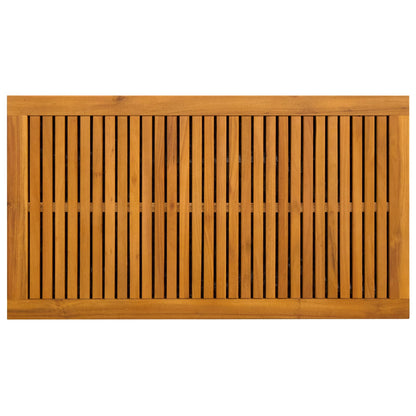 Tuinopslagdoos 185 L Massief Acaciahout 90 x 50 x 56 cm Zwart