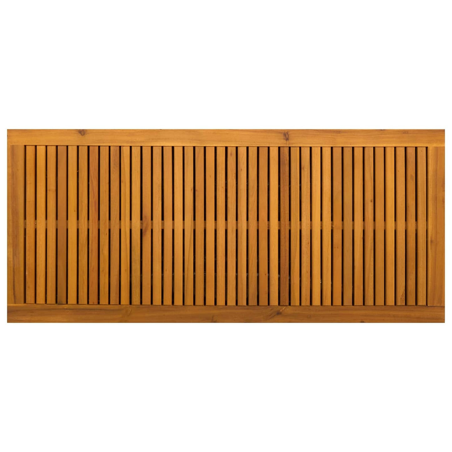 Tuinopslagdoos 185 L Massief Acaciahout 113 x 50 x 56 cm Zwart