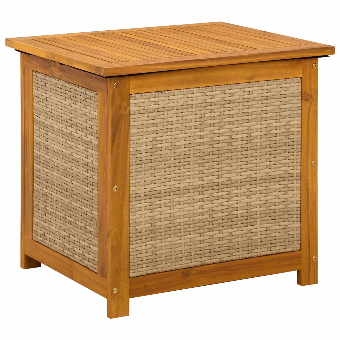 Tuinopslagdoos 185 L Massief Acaciahout 60 x 50 x 56 cm Beige