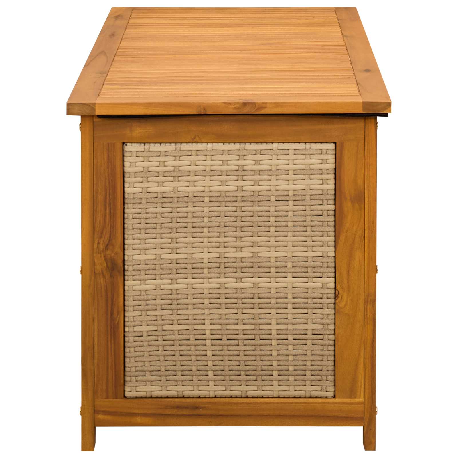 Tuinopslagdoos 185 L Massief Acaciahout 60 x 50 x 56 cm Beige