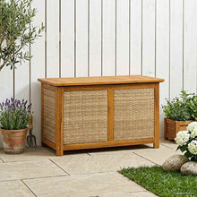 Tuinopslagdoos 185 L Massief Acaciahout 90 x 50 x 56 cm Beige